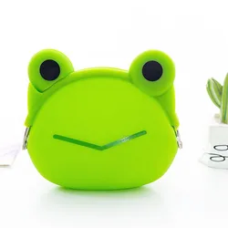 Adorable Silicone Animal Coin Purse (Frog)