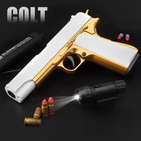 Toy Gun M1911 Soft Bullet Shell Ejecting Foam Bullet Pistol Blasters Outdoor Game Christmas Birthday Gift for Boys Girls 2