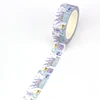 NEW 1PC 10M Decor Provence seamless borders with lavender Washi Tape for Scrapbooking Journaling Masking Tape Cute Stationery 1
