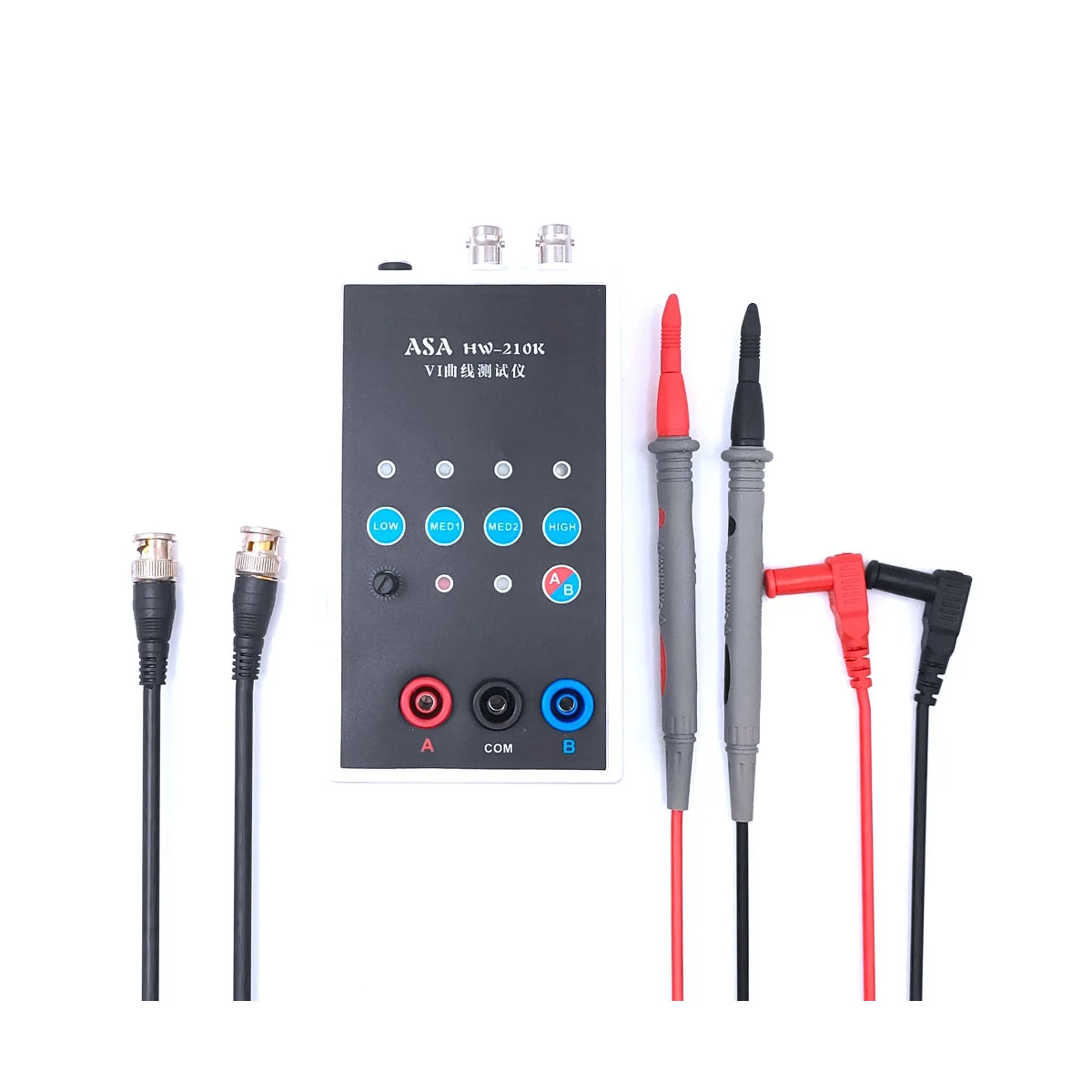

HW-210K Handheld Dual-Channel VI Curve Tester Circuit Board Online Detection for ASA Tester 4 Gear Frequency Alternating
