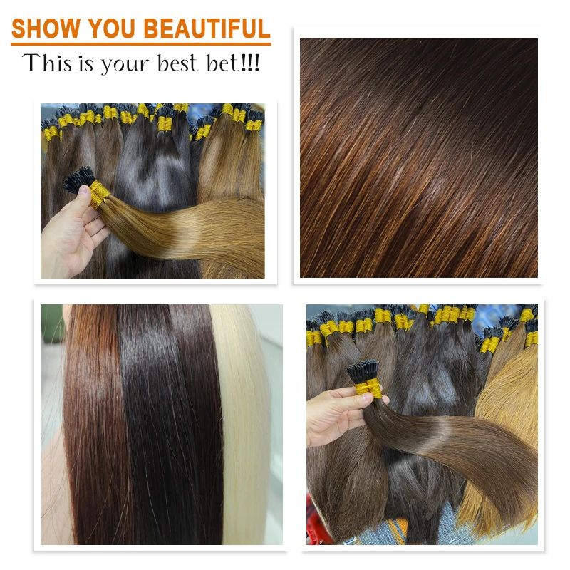 I Tips Virgin Hair Extensions 613 For Black Women Bulk Hair I Tip Natural Extensions Remy Straight Natural Fusion
