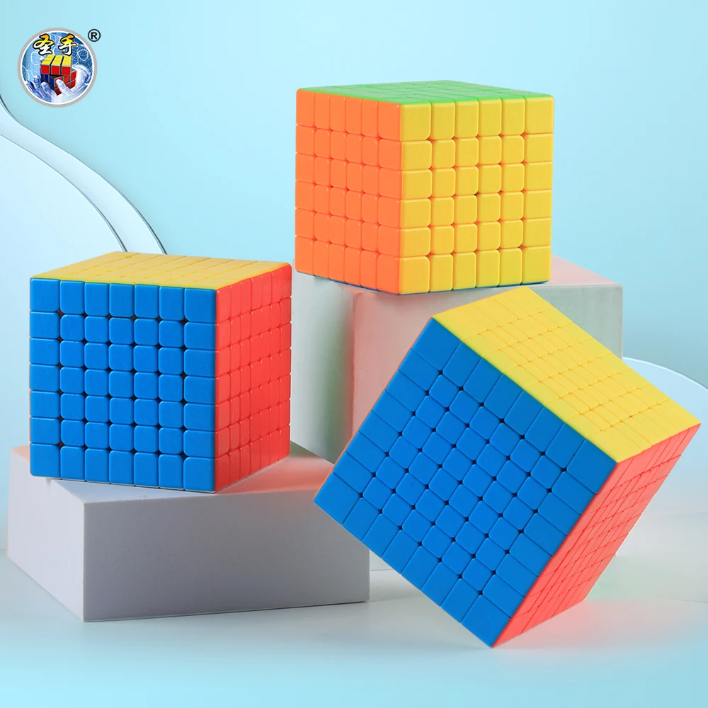 SENGSO Speed Cube 6x6 7x7 8x8 TANK Series Stickerless Magic Cube Profession Puzzle High Quality Kid's Fidget Toys