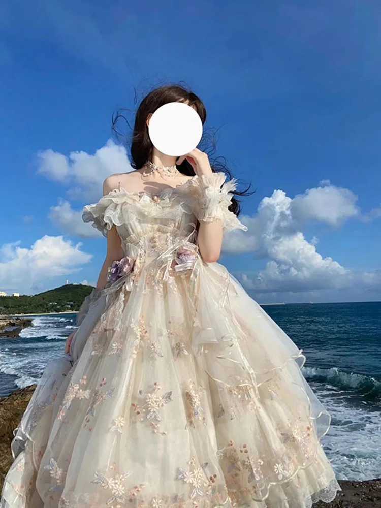 

Платье в стиле "Лолита" Jsk для свадьбы Великолепная Элегантная Дамская одежда на день рождения