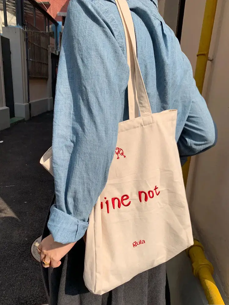 Cartoon Dog Letters 2024 New Casual Large Capacity Handbag Tote Bags Women Commute Shoulder Bag