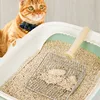 Cat Litter Shovel Stainless Steel Sand Scoop for Cats Toilet Cleaning Tools Metal Wooden Handle Cat Litter Scoop Pet Supplies 3