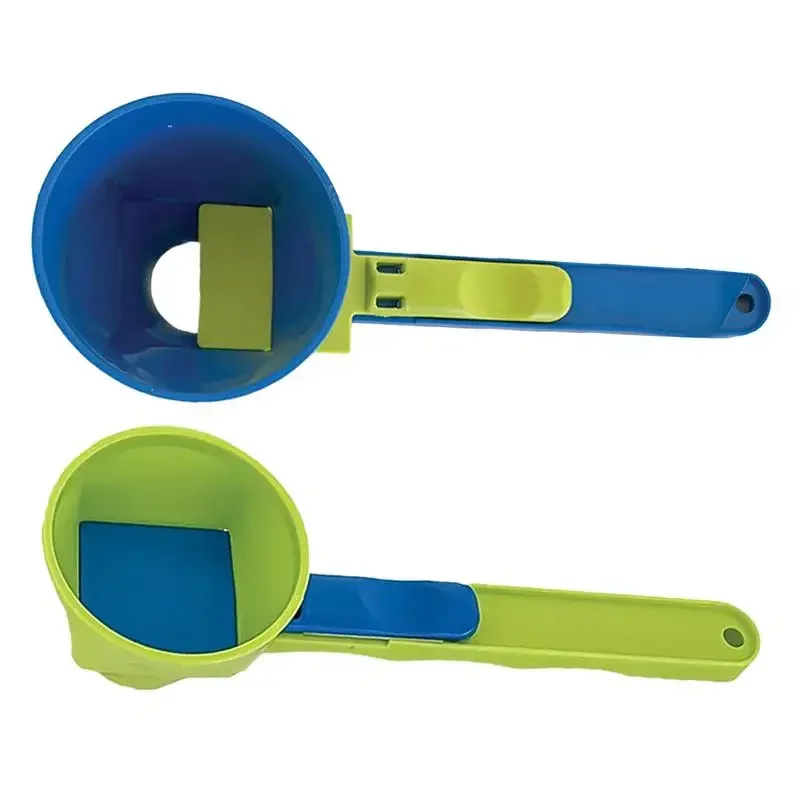 Measuring Spoon Funnel Sliding Design Coffee Scoop Funnel Water Bottle Powder Scoop Scooper Kitchen Baking Accessories