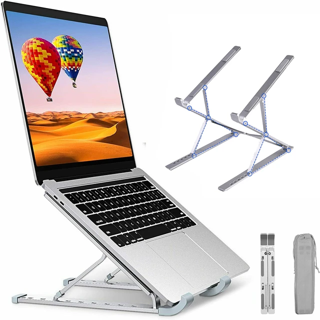 Support pour ordinateur Portable en aluminium, Support pour ordinateur  Portable, Support pour Macbook Air Pro, accessoires pliables, Base  supérieure pour Pc - AliExpress