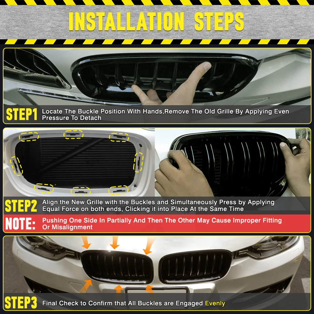 BMW E46 4   ̽ Ʈ 1998-08/2001 51138208489 51138208490  2Pcs ũ Ʈ ĵ  ׸ ׸