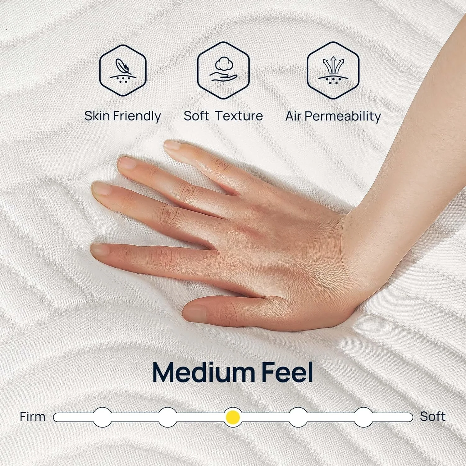 Full Size Mattress, Gel Memory Foam Mattress for Pressure Relief, Fiberglass-Free Comfort Mattress in a Box, Medium Firm Mattres 5