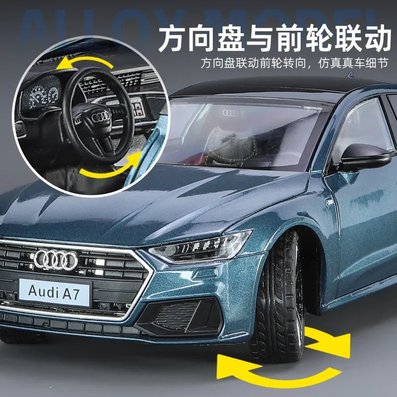 1:24 Audi A7 Alloy Car Model Diecasts Metal Toy High