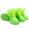 4Pcs Pet WaterProof Rainshoe Anti-slip Rubber Boot For Small Medium Large Dogs Cats Outdoor Shoe Dog Ankle Boots Pet rain shoes 5