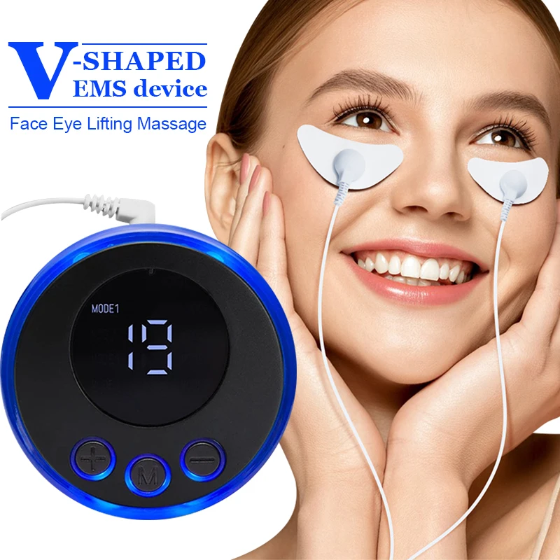 EMS Facial Massager Face Muscle Stimulator Facial Lifting Skin Tighten