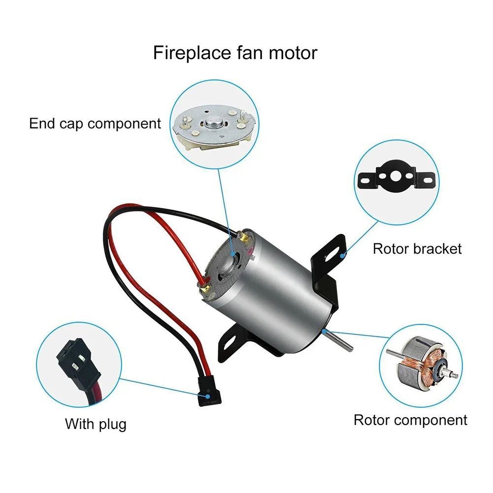 Fireplace Fan Motor And Power Generation Sheet Chimney Stove Fan Replacement Kit Fireplace Accessory