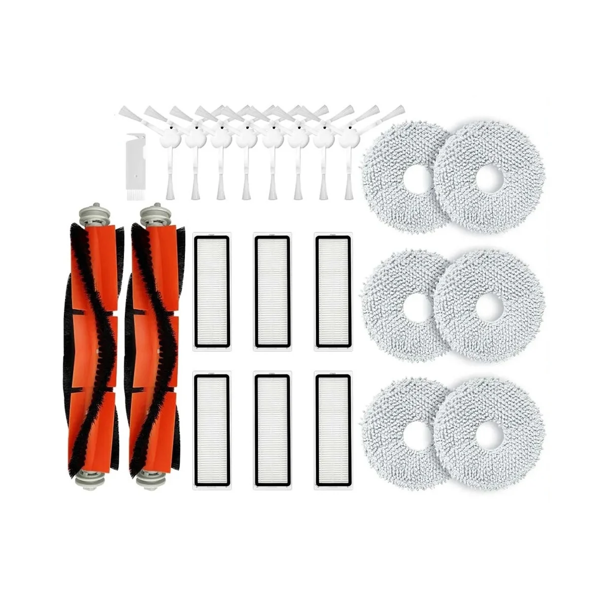 

For Robot Vacuum S10+ / S10 Plus Spare Parts Accessories Main Side Brush Hepa Filter Mop Cloth Rag