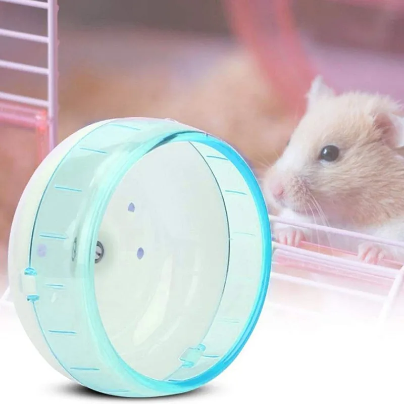 Dwarf Hamster Running On Wheel