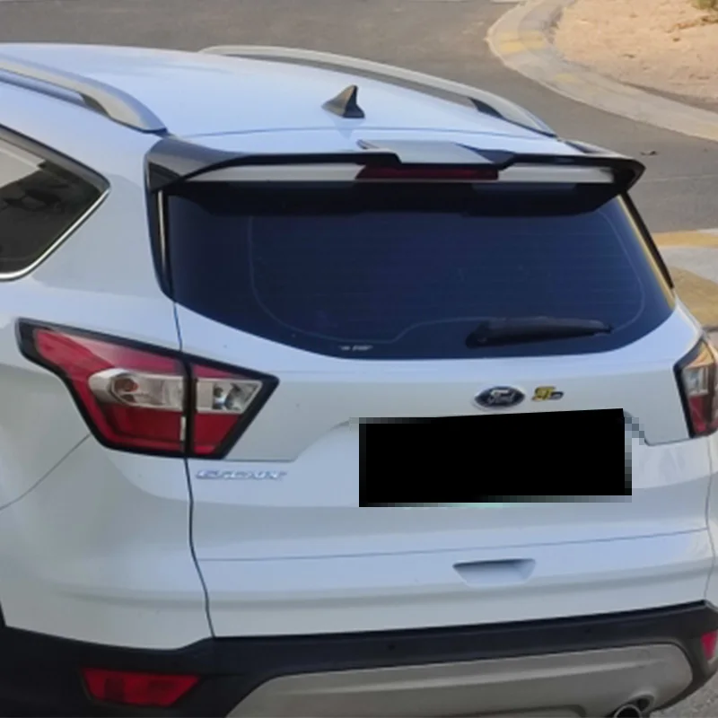 For Ford Escape Kuga 2013-2017 ST style ABS material car tailgate primer  color spoiler Kuga Escape car top wing splitter tuning