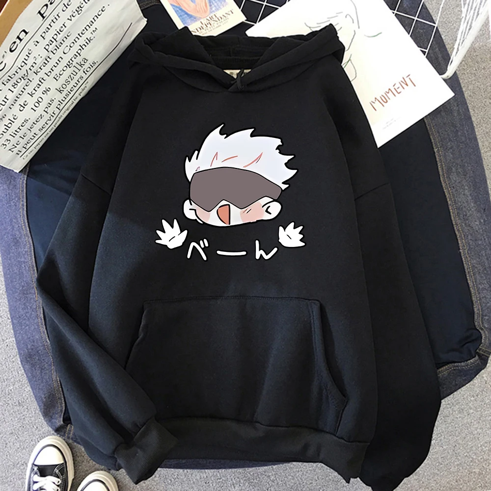 

Jujutsu Kaisen Hoodie Women Harajuku Funny Kawaii Satoru Gojo Hoodies Unisex Japanese Anime Manga Pullovers Sweatshirts Hoodys