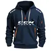 New Autumn Winter Autumn Winter Russia CCM HOCKEY Sports men's Hoodies Sweatshirts multi-pocket zipper loose casual hoodie coat 1