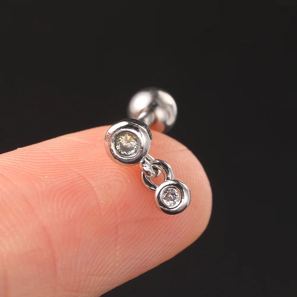 Tragus Rook Helix Piercing Women Earring Trend Cartilage Ear Piercing Star Moon Conch Daith Lobe Orbital Fashion Jewelry 1PC piercing jewelry body piercing earrings ear piercing jewelry body piercing jewelry body jewelry