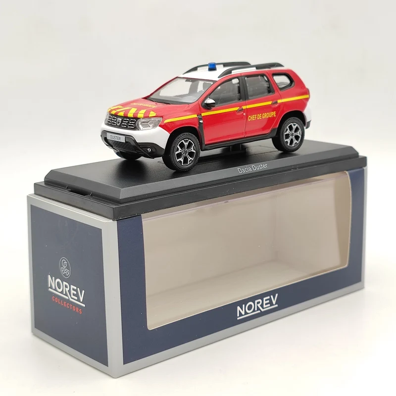 1/43 Norev Dacia Duster 2018 Pompiers Chef De Groupe Pompieri Diecast Modelli