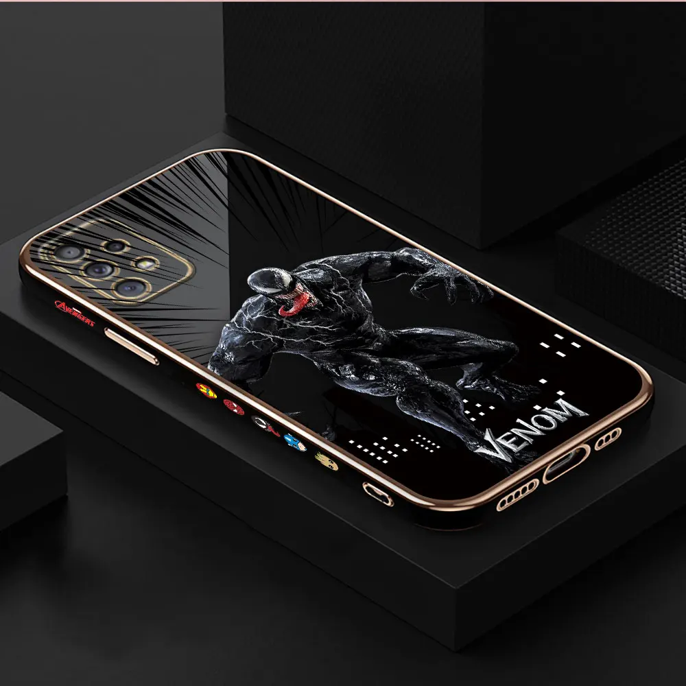thumbnail image 1 of Smooth E-TPU Phone Case For Samsung Galaxy A73 A72 A71 A54 A53 A52 A51 A33 A32 A23 A22 A13 A12 A14 5G Case Black Marvel Venom, 1 of 5