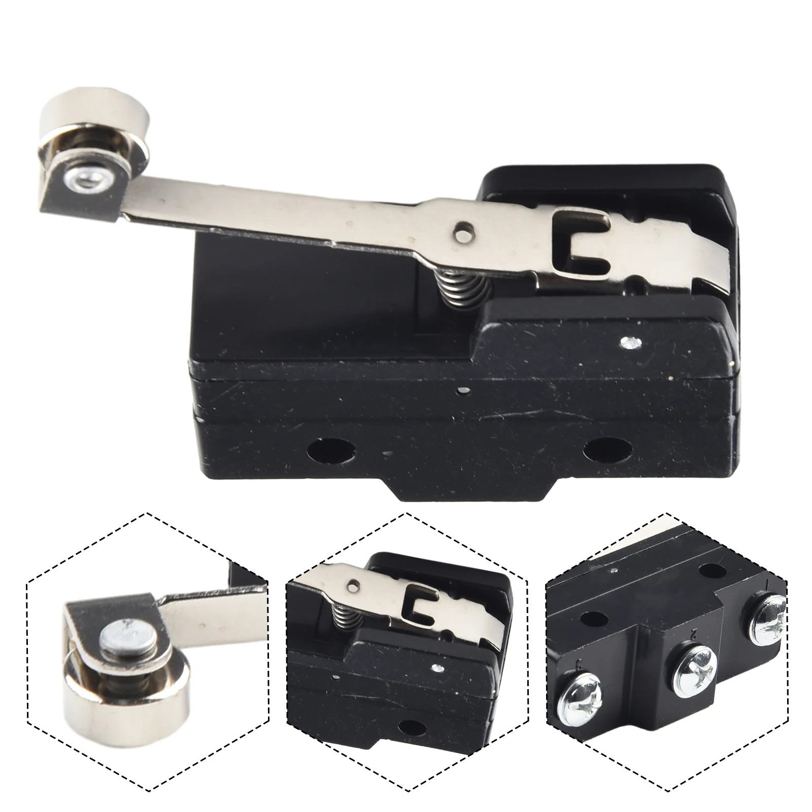 1Pc Lxw5-11G1 Finecorsa Microinterruttore Rullo Leva Braccio Spdt Leva Finecorsa Normalmente Aperto Chiudi Azione A Scatto