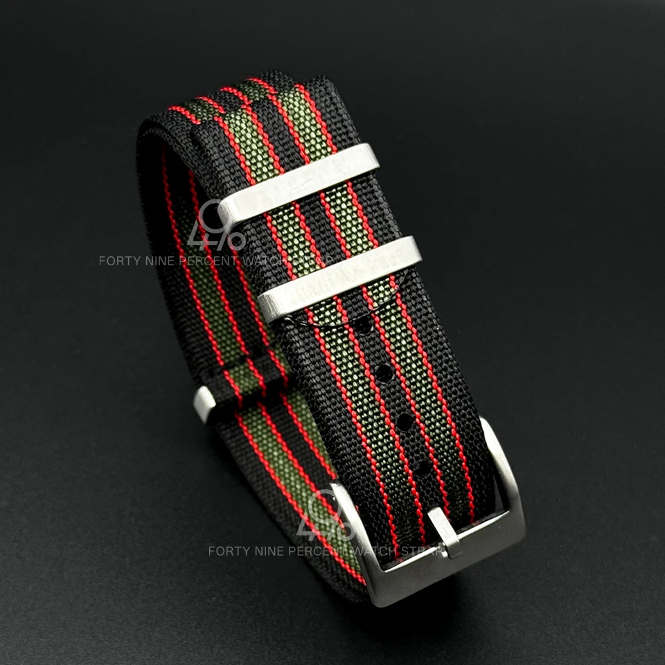 Premium Woven Nylon Fabric Watchband - Versatile One-Piece Design (Multiple Sizes Available)