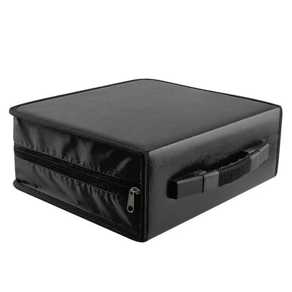 288 디스크 CD DVD 케이스 보관 가방 지퍼 디자인 정리함 디스크 지갑 CD 보호 습기 손상 방지 여행용 정리함