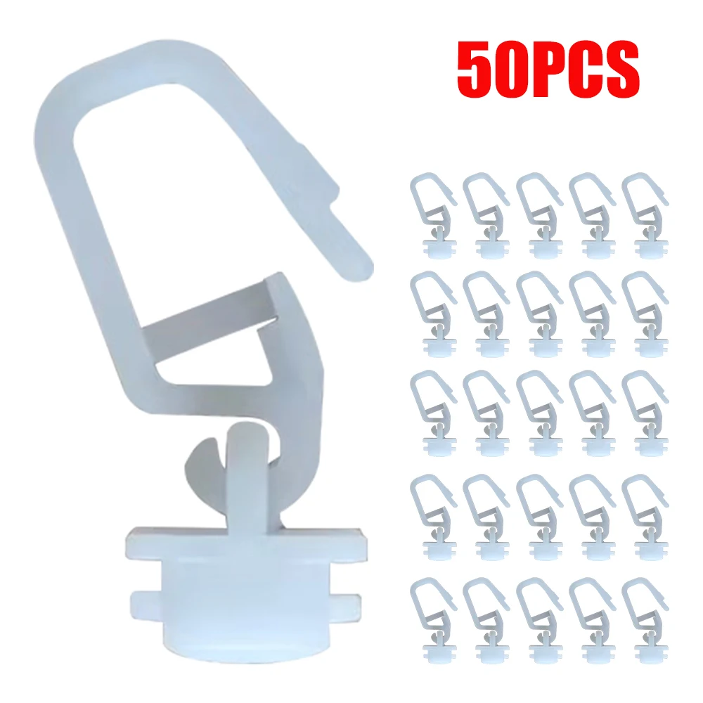 Curtain Hooks Curtain Accessories Magnetic Curtain Hook Curtain Rod Hooks 50pc Curtain Folding Hooks