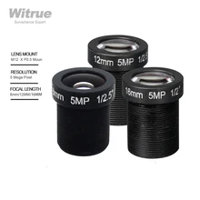 

Witrue CCTV Camera Lens 5 Mega Pixel M12 X P0.5 Mount 8MM 12MM 16MM 1/2.5" F2.0 for Security Security IP Cameras
