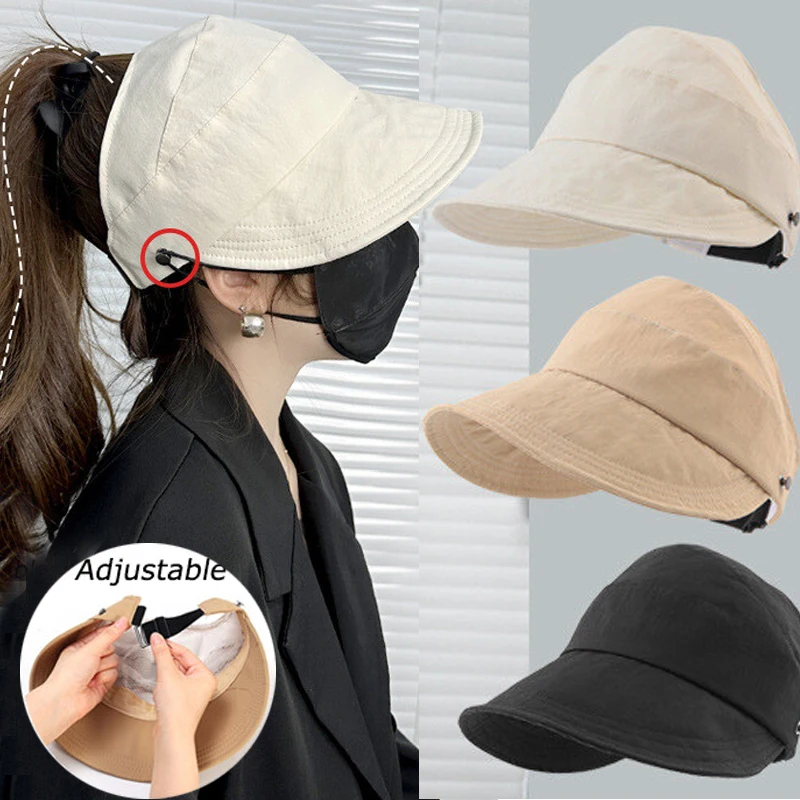 Cappelli Da Sole Per Donne Con Coda Di Cavallo (1012