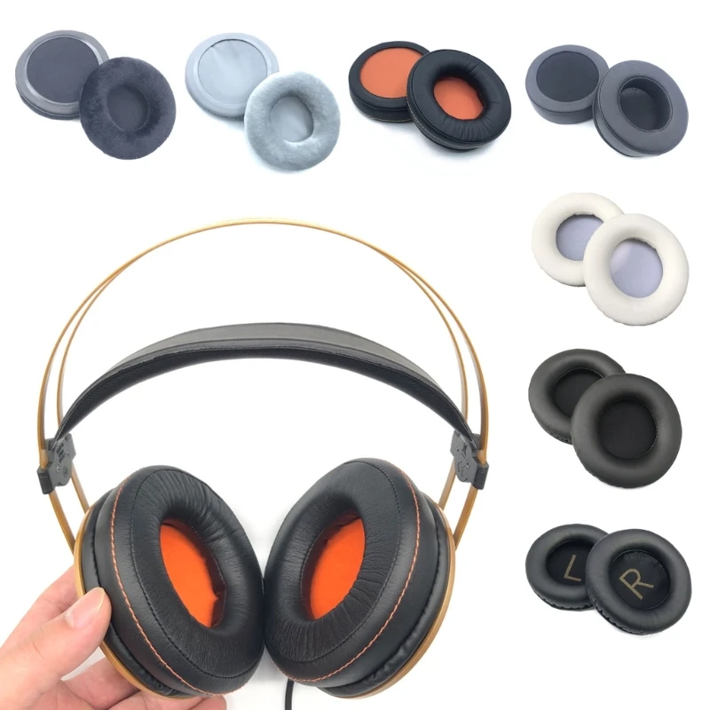Almohadillas De Repuesto Para Auriculares AKG K52, K72, K92, K240 Y K242 | Espuma Viscoelástica | Cómodas Y Duraderas | Elige Color Y Estilo
