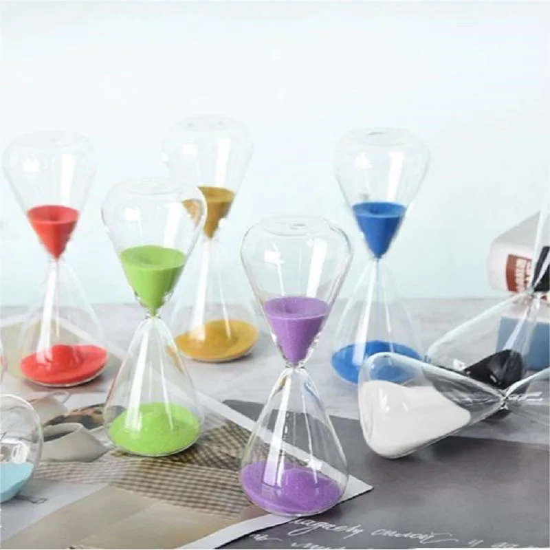 fashion 30min metal decorative hourglass sablier 30 minute colorful  hourglass for home decoration gifts Hg002 - AliExpress