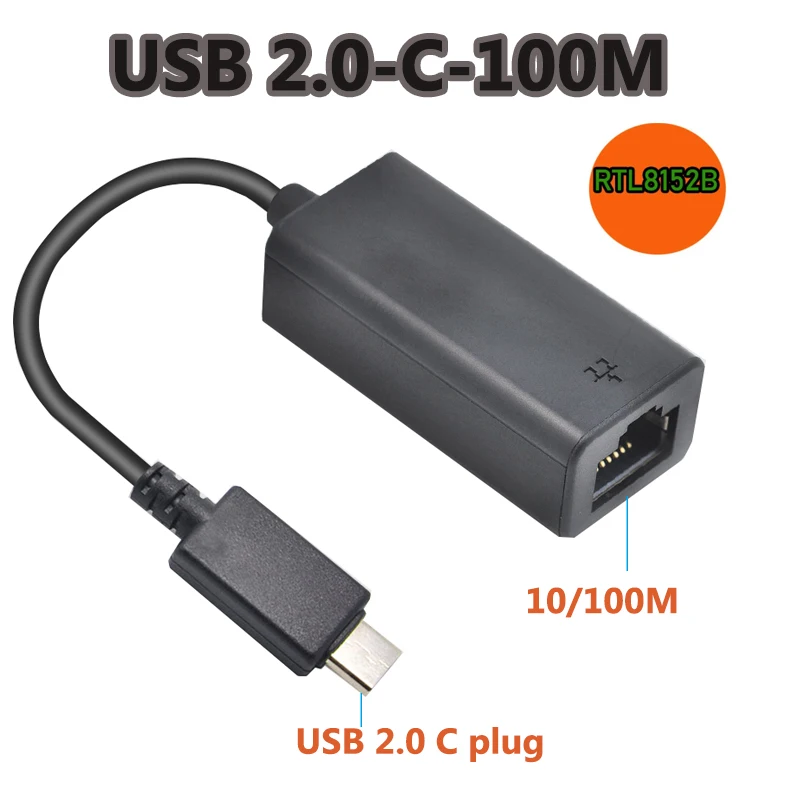 High-Speed USB Network Adapter with Realtek Chip for Ethernet Connectivity