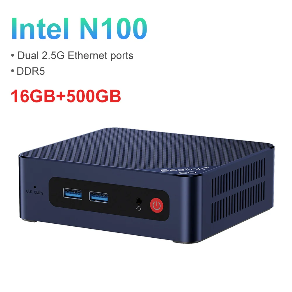 Beelink EQ13 Intel 12th N200 N100 DDR4 Mini PC 16GB 500GB