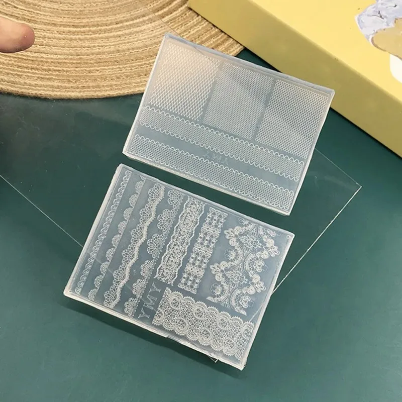 3D 레이스 디자인 릴리프 실리콘 네일 아트 몰드 섹시 로즈 프렌치 패턴 화이트 레이스 릴리프 네일 템플릿 DIY 네일 데코레이션 몰드