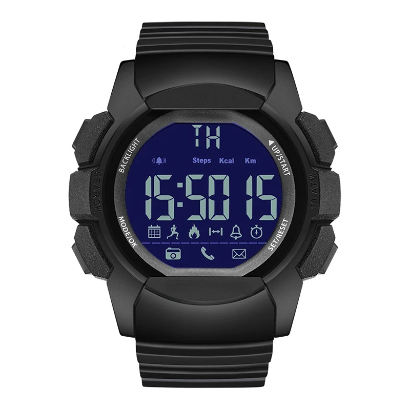 

Smart Watch 33 Months Standby Time Smartwatch Pedometer Alarm Distance Calories Military Clock Waterproof 100m