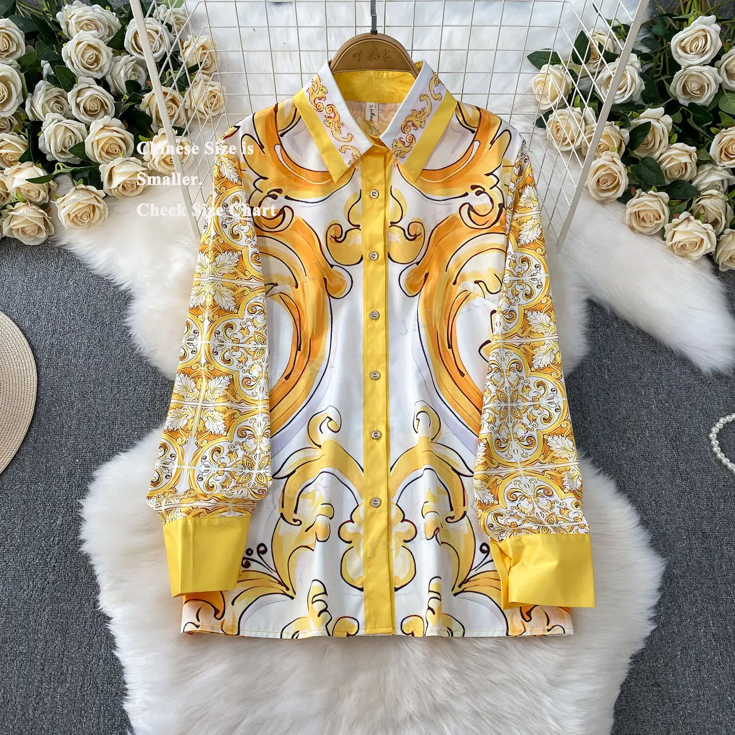 Jamerary Zweiteiler Herbstlila Detail Stoff