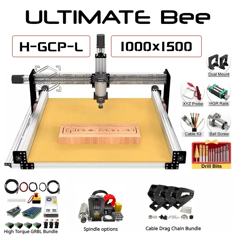 ЧПУ-машина BulkMan 3D Silver 1000x1500 ULTIMATE Bee