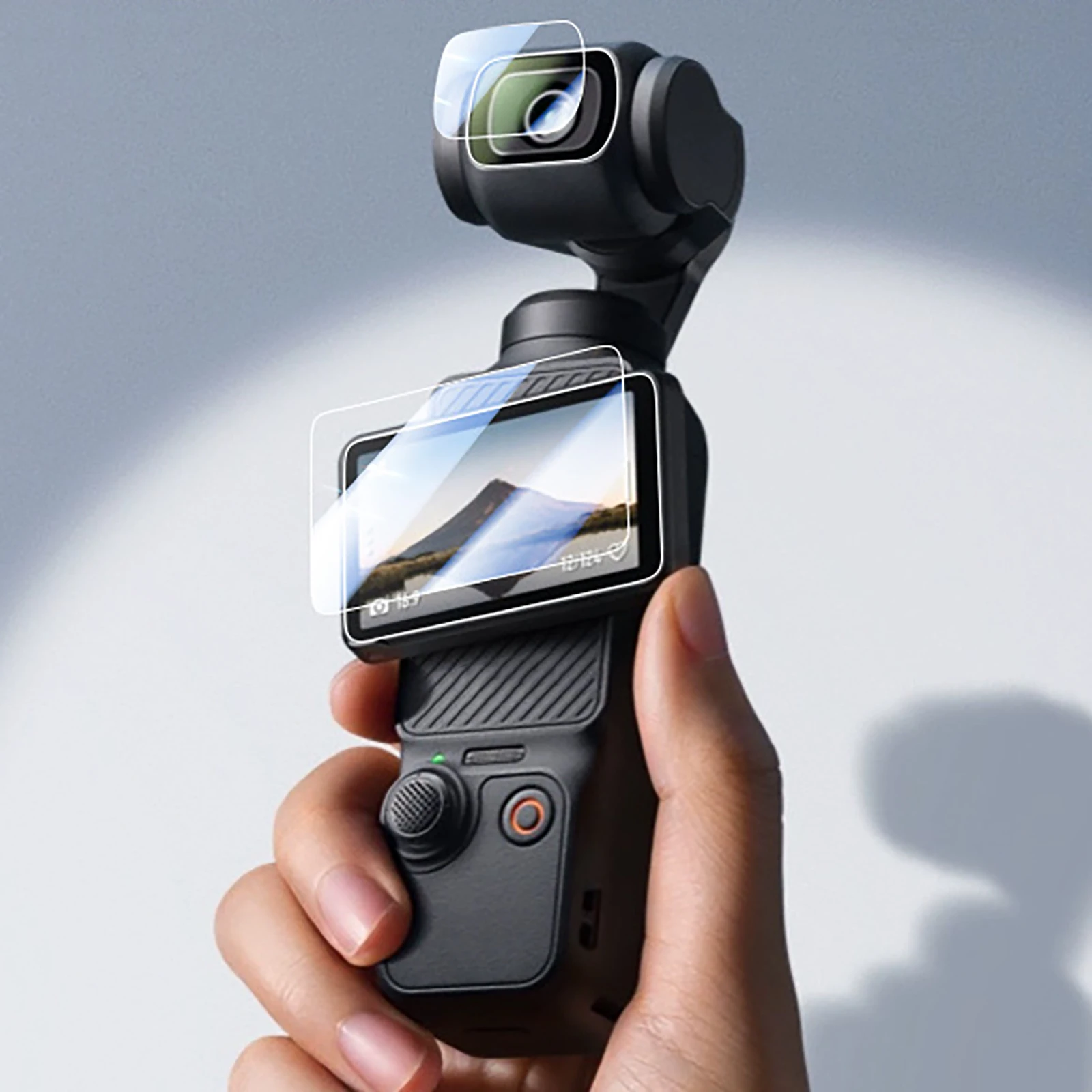 

2 комплекта Закаленное стекло-пленка для DJI Osmo Pocket 3 Защита для экрана объектива защитная пленка против царапин HD крышка аксессуары для камеры
