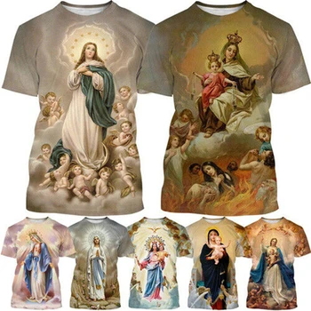 Virgin Mary 3D Print Tee 1