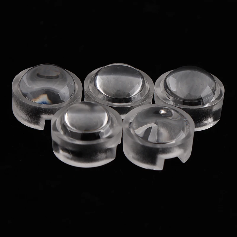 고출력 LED 렌즈, 13mm 방수, 15, 30, 45, 60, 90, 100 도 각도 렌즈, DIY 세면대 조명 램프, 볼록 반사경, 10 개