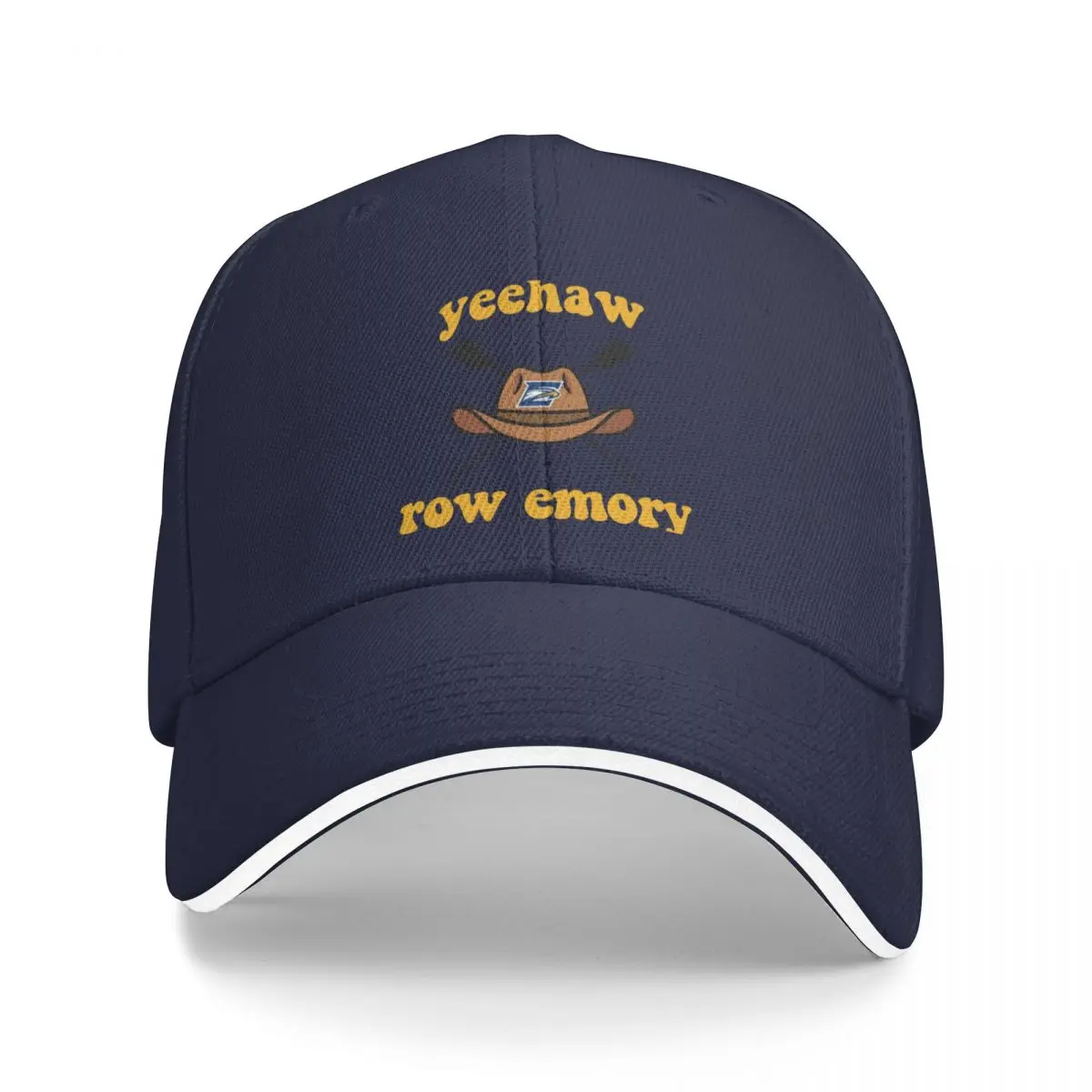 

yeehaw row emory Baseball Cap Hat Man For The Sun Luxury Cap Men Cap Women'S