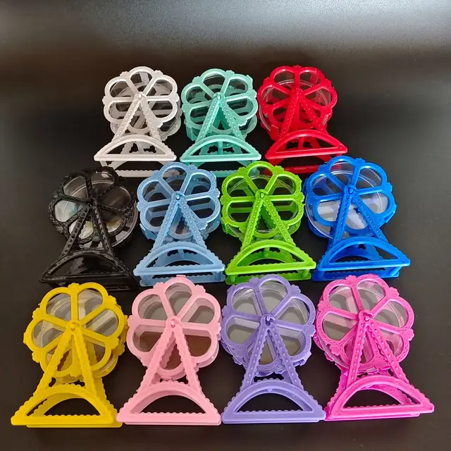 Rajzfilm Mini Ferris Wheel Wedding Candy Box Baby Centenennial Születésnapi Esküvői Cukorka Doboz Aranyos Tároló Gyönyörű Díszek - Image 6