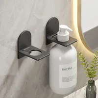 ไม่เจาะผนังชั้นแขวนเจลล้างมือชั้นแขวนผนังในครัว 3