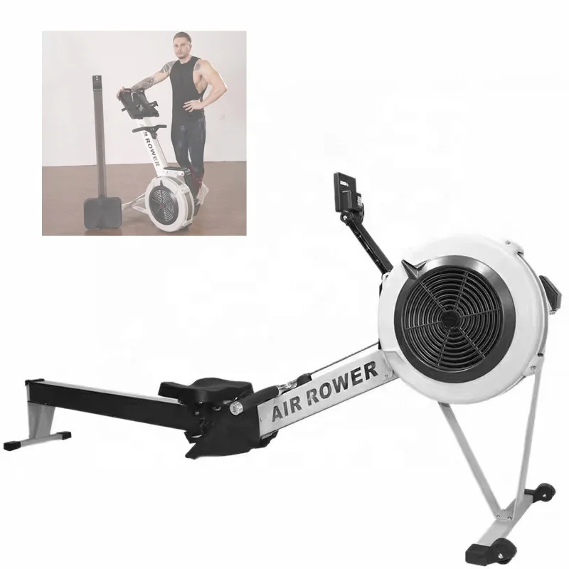 

Professional High Sport Hydraulic Cylinders Wind Resistance Seated Row Gym Equipment Rowing Machine Air Rower