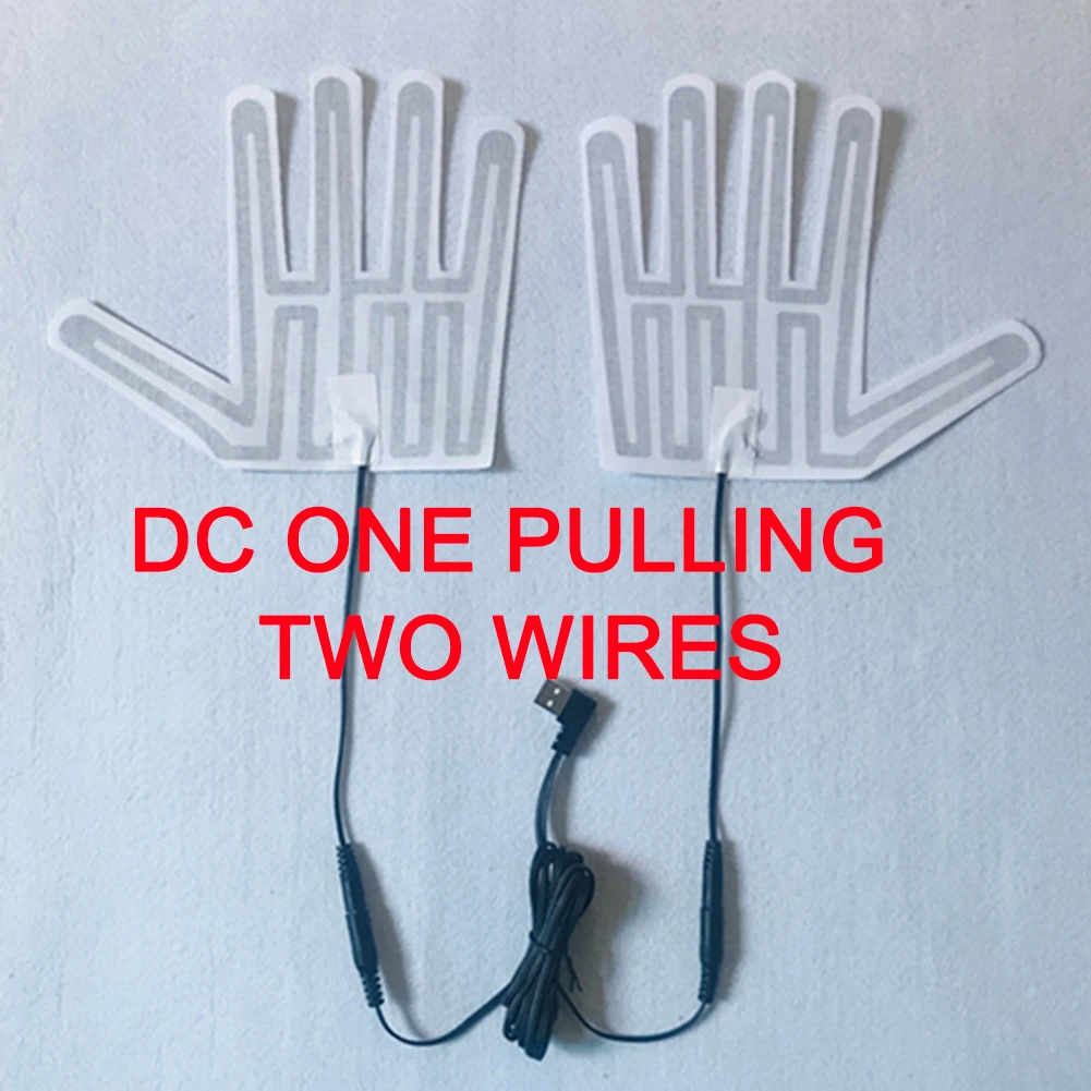 Winter Warm Carbon Fiber Heated Gloves Pad