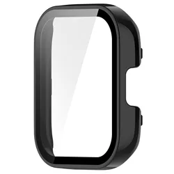 Custodia protettiva premium con vetro temperato per smartwatch - accessori per copertura orologio 2-in-1 durevoli