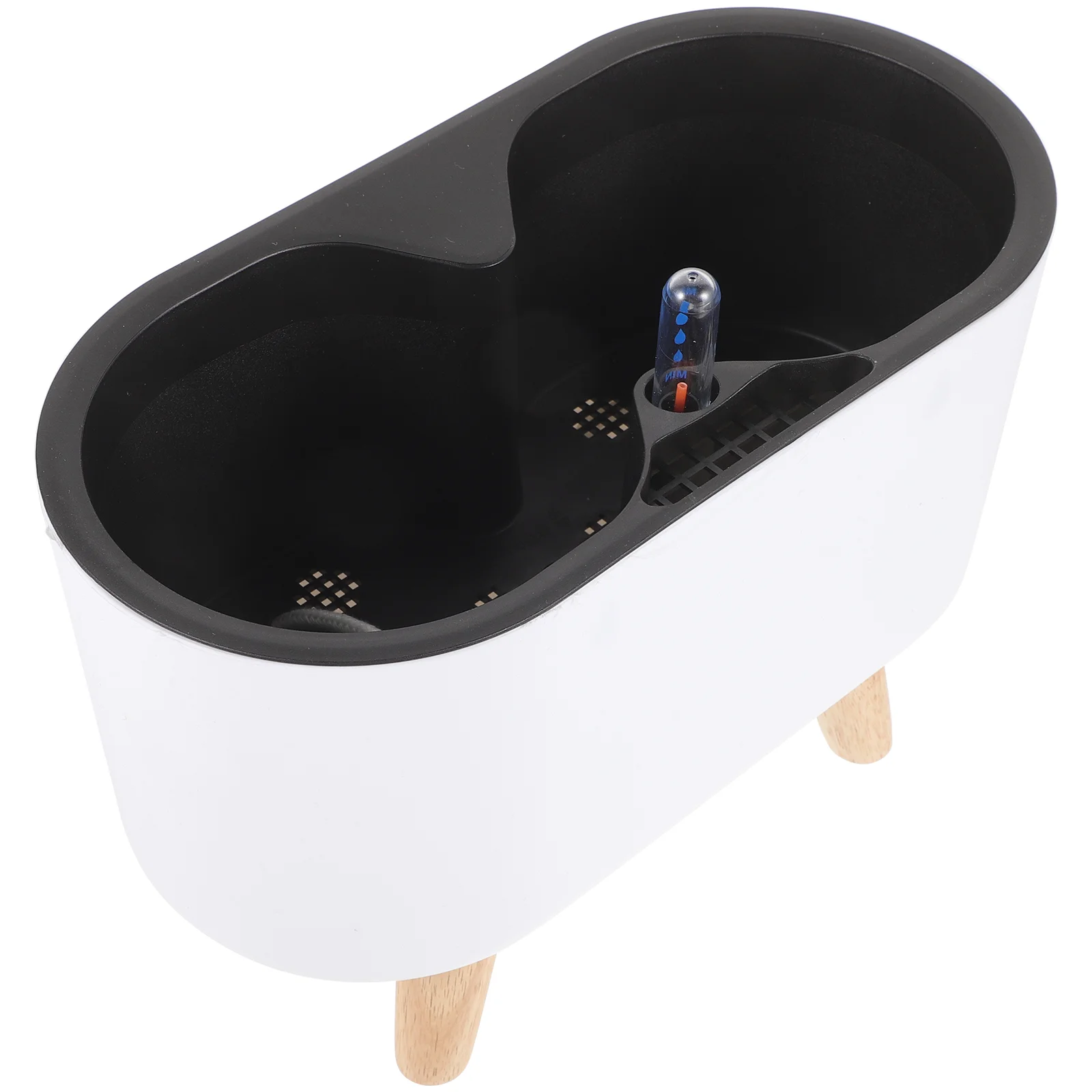 

Self Watering Flowerpot Lazy Hydroponic Automatic Water Absorbing Flower Pot With Water Level Gauge Home Decoration