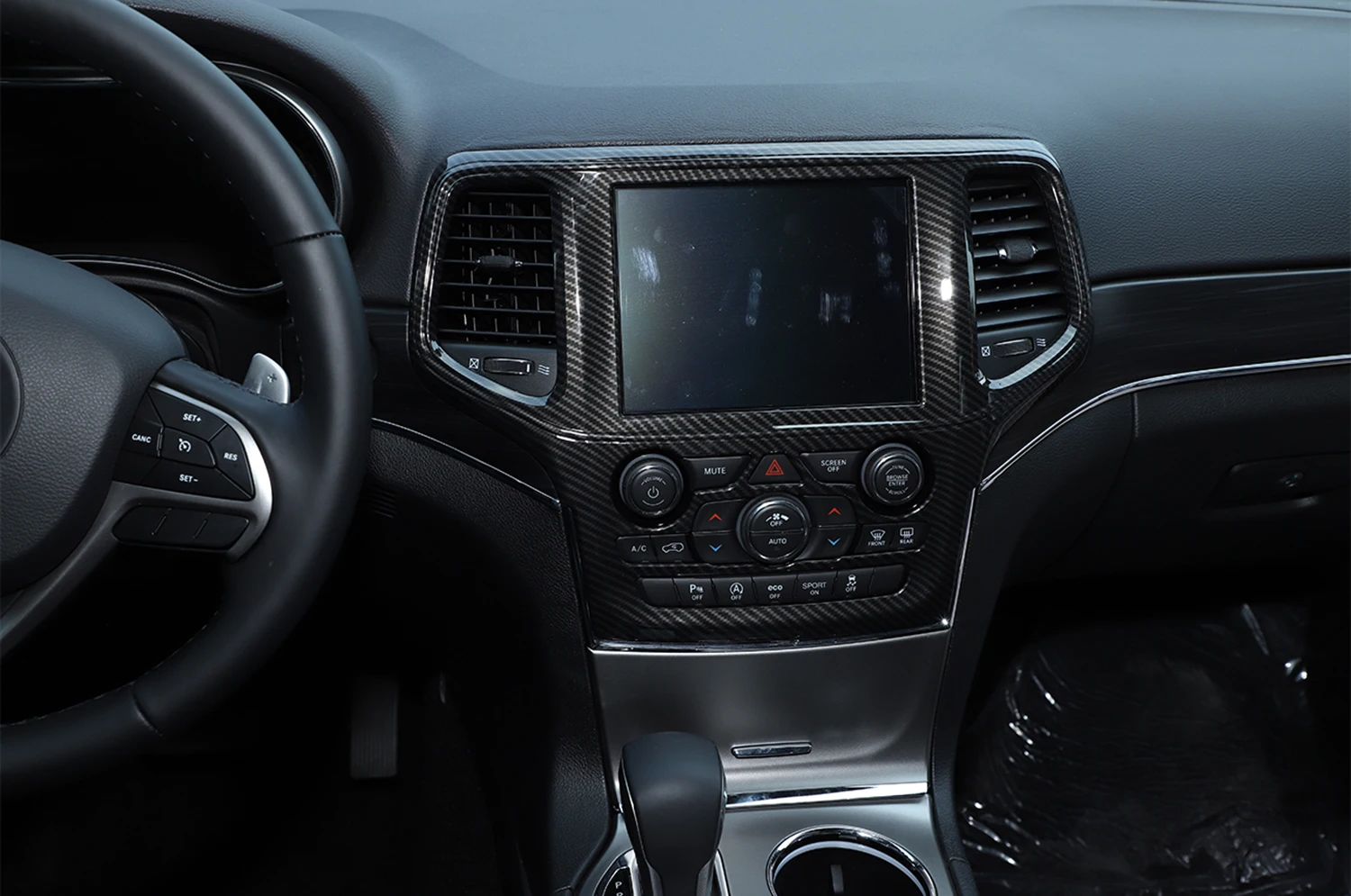 Jeep グランドチェロキー カーボン調インテリア